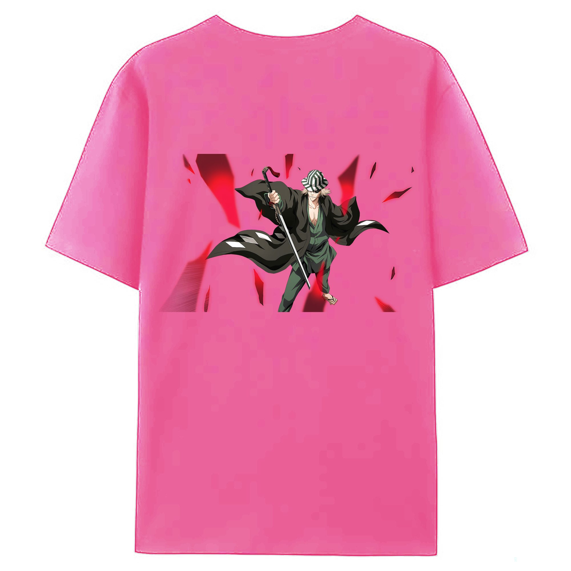 （画像用） "ブリーチ 浦原 喜助（うらはら きすけ） BLEACH Urahara Kisuke " レディース半袖Tシャツ(バックプリント)